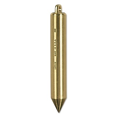 Crescent Lufkin TT590N Oil Gauging Plumb Bob, 1″ Diameter, 6.75″ Solid Brass