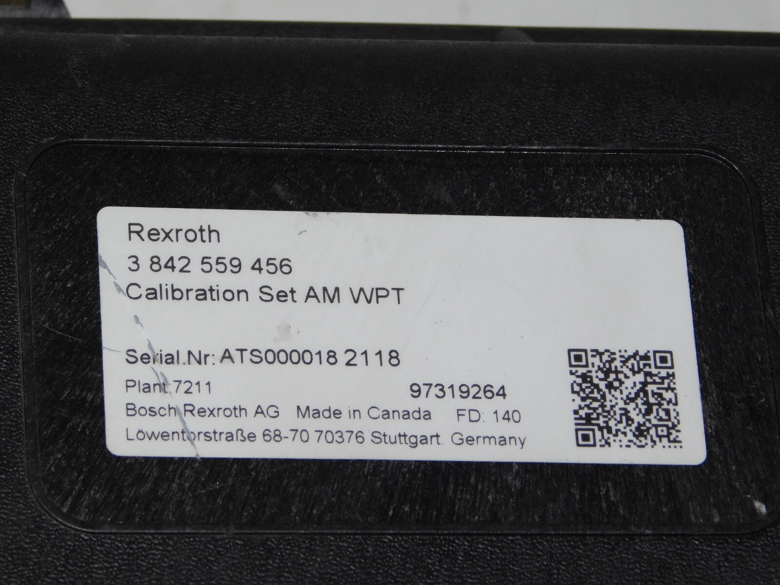 New Rexroth 3842559456 Magnetic Strip Workpiece Pallet Calibration Set AM WPT