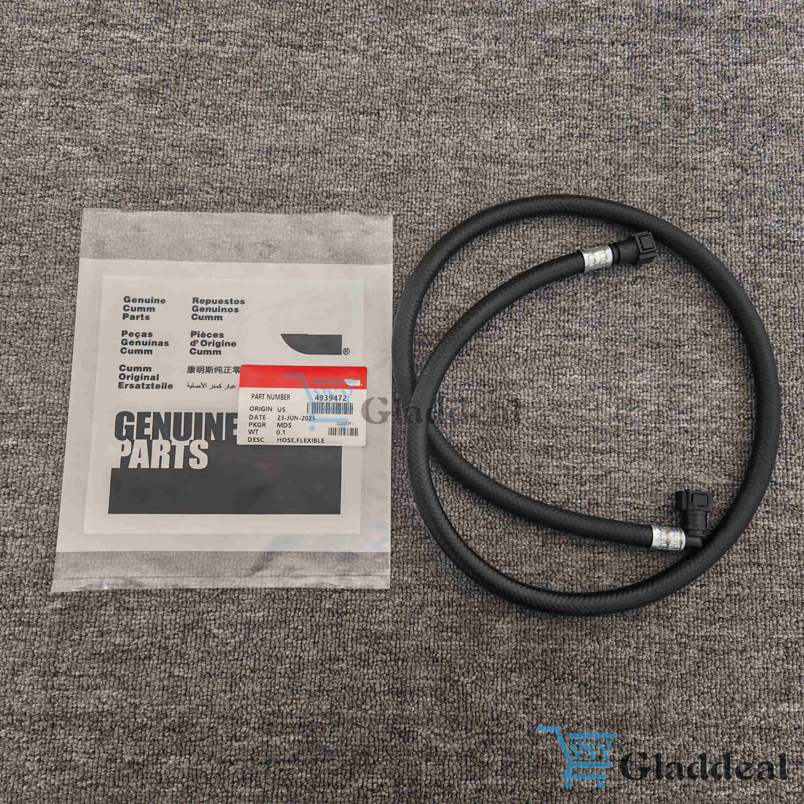 HOSE FLEXIBLE For Cummins Onan 4939472