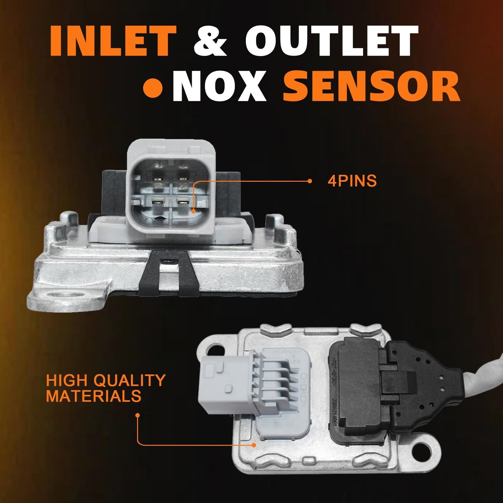 5WK97339A NOx Sensor Outlet Nitrogen Oxide Sensor Compatible for Detroit DD13…