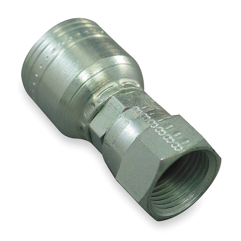AEROQUIP 1AA8FJ10 Crimp Fitting,5/8″ I.D.,3/4″,F,JIC 38YT12