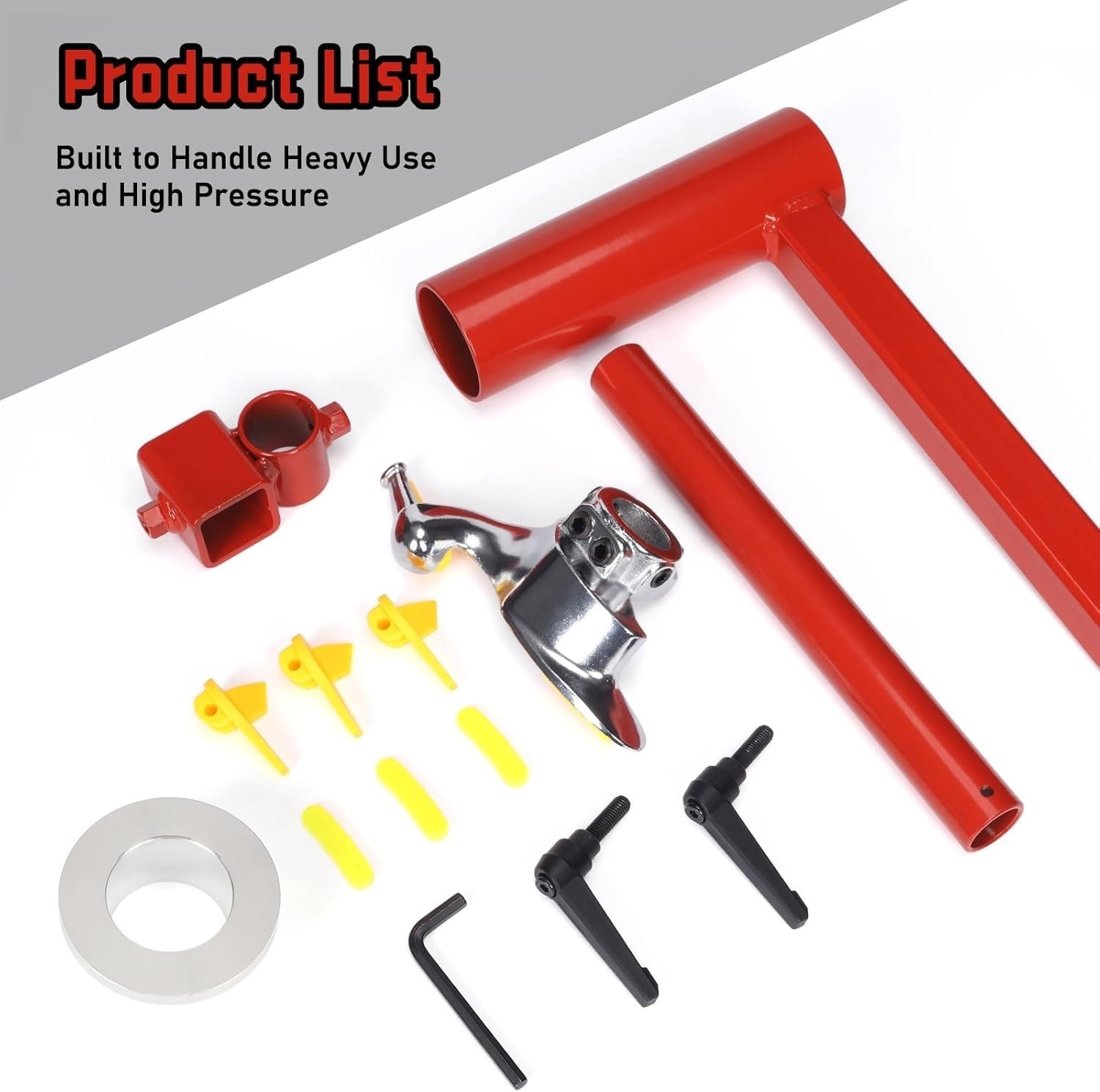Upgraded Manual Tire Changer Duck Head Kit with Centering Cone, Cast Steel Du…