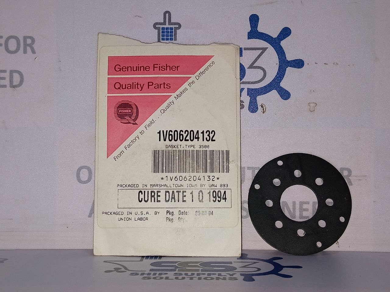 Genuine Fisher 1V606204132 Gasket Type 3580 (Lot of 10Pcs)