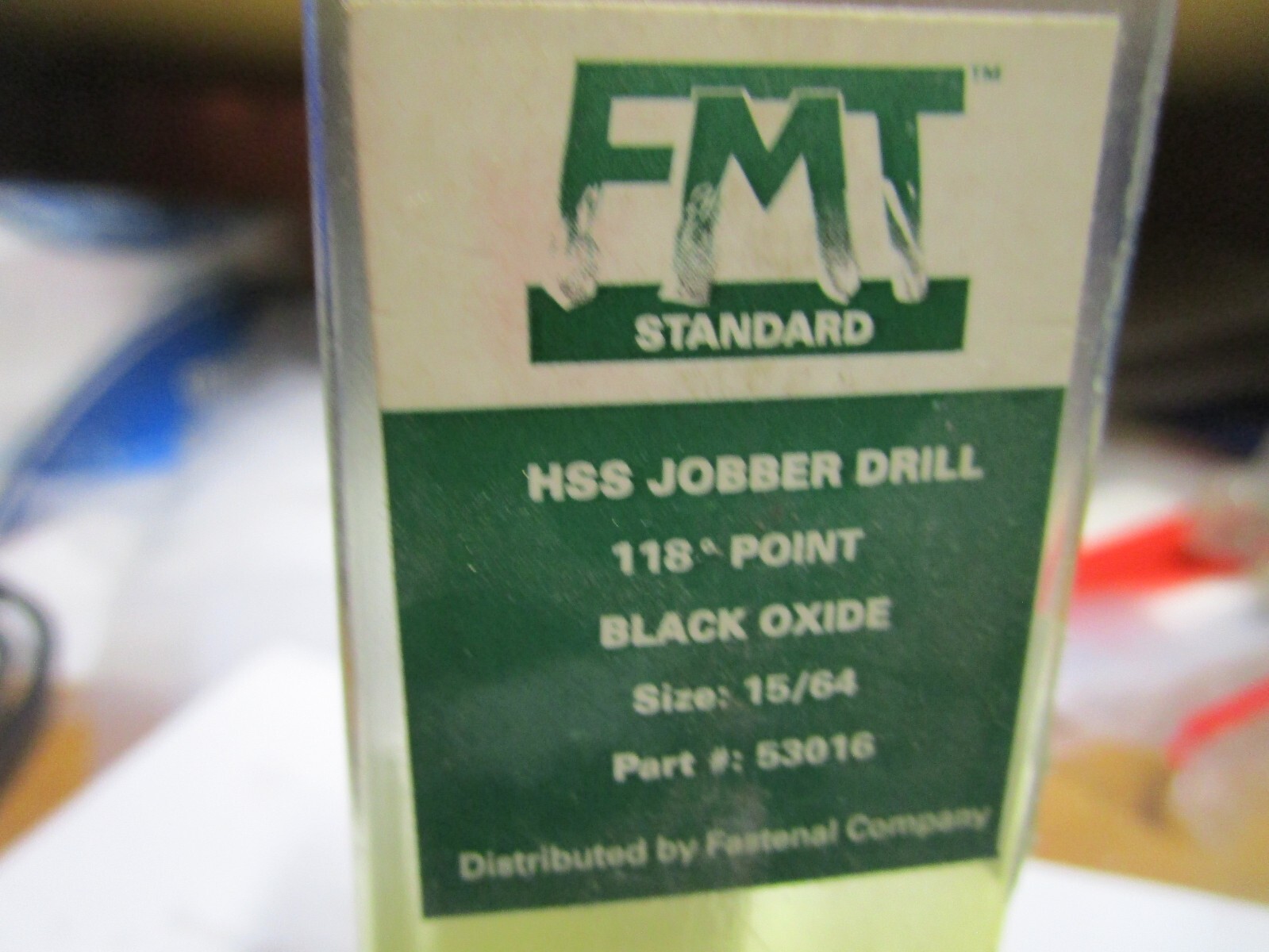 15/64″ x 3-7/8″ OAL 118 Black Oxide High Speed Steel Straight Jobber Drill QTY 9