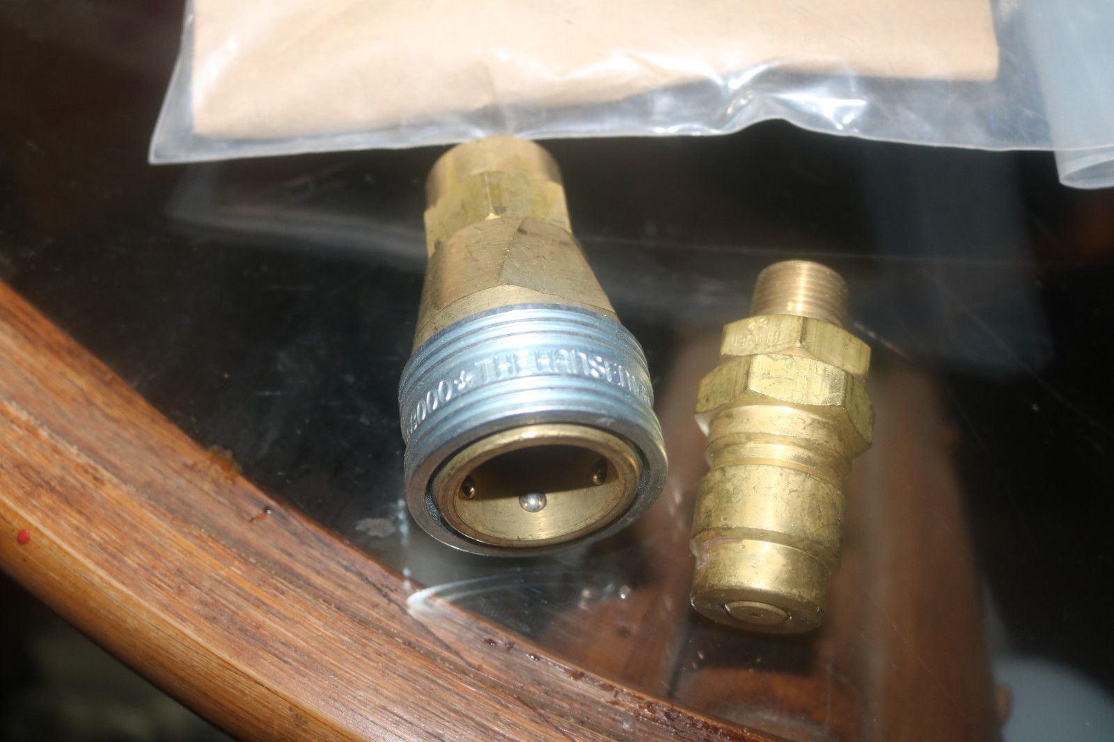 NOS Danfoss Hansen quick disconnect coupling set PN B-82-8000 4730-01-158-6875