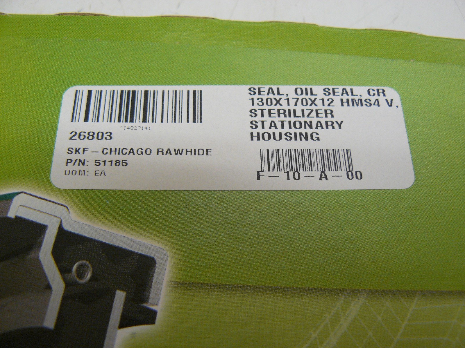 SKF 51185 OIL SEAL JOINT RADIAL 130 X 170 X 12 HMS4 NEW