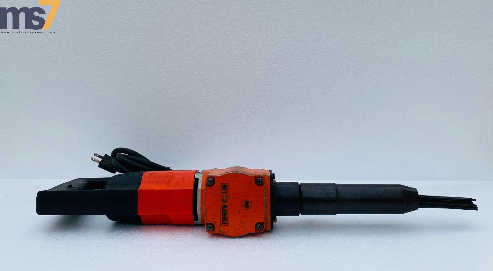 NITTO KOHKI EJC-32A ELECTRIC JET CHISEL MULTI NEEDLE SCALER 100 VAC