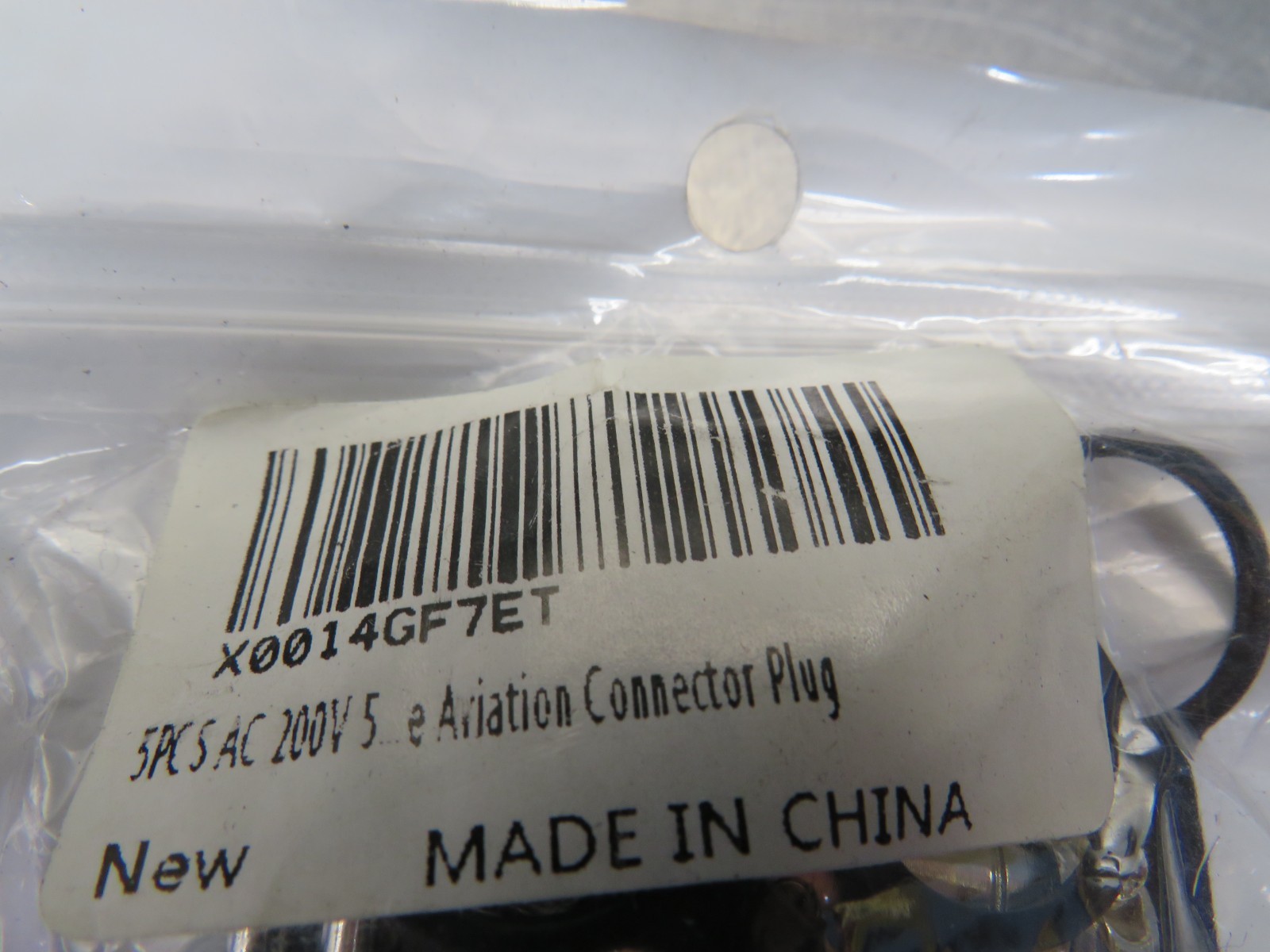 X0014GF7ET Aviation Connector Plug Lot of 5!