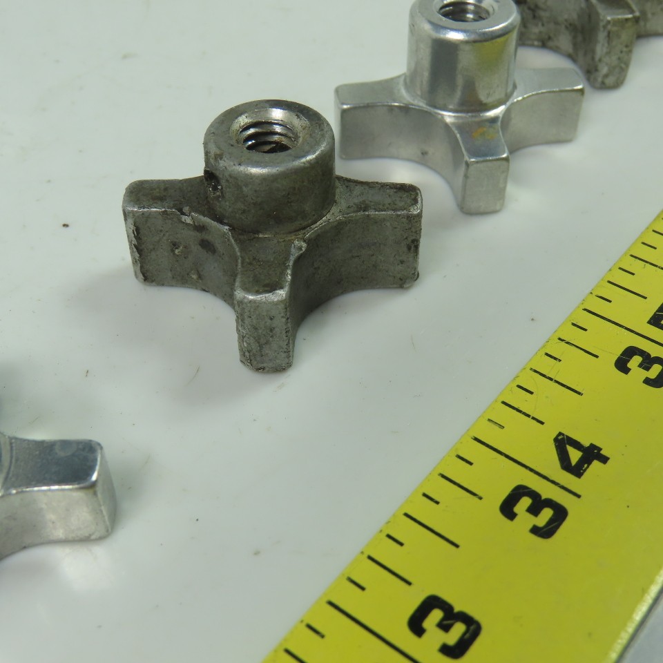5/16-18 Threaded Female Aluminum Handwheel Knob Lot Of 5