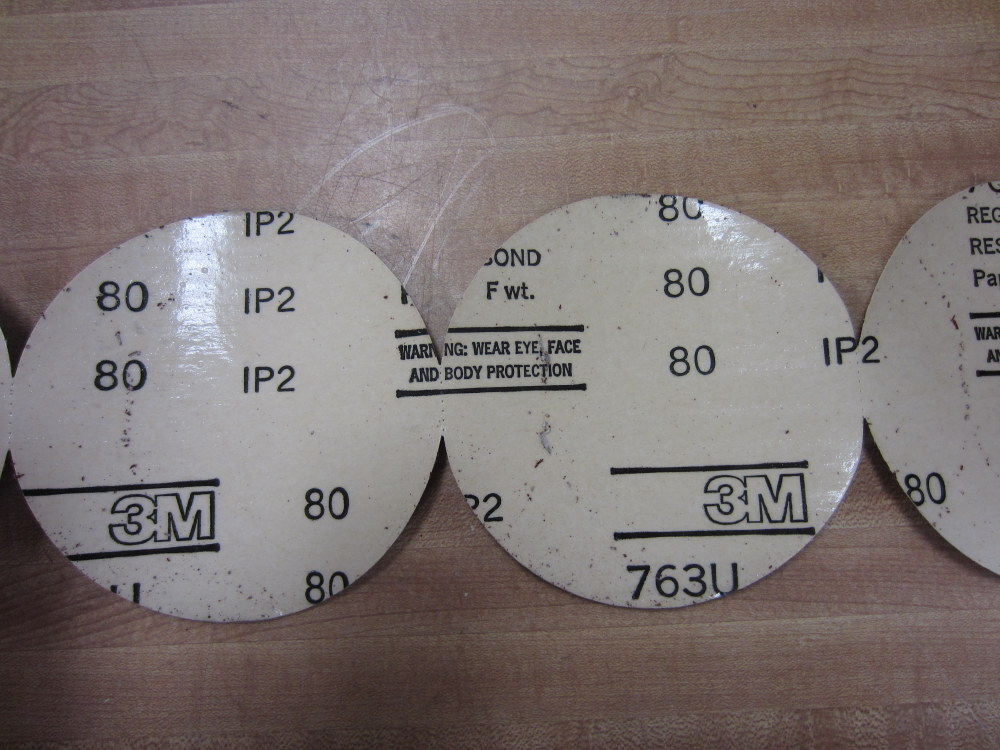 3M 763U 80 5″ Sand Paper Disk 80943 (Pack of 43)