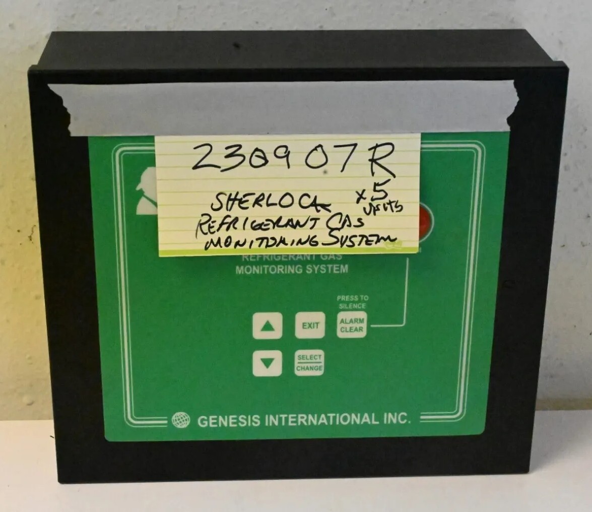 Sherlock Refrigerant Gas Monitoring System 102 Alarm Control Module Panel