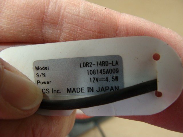 CCS INC LED MACHINE VISION LIGHT RING RED LDR2-74RD-LA 12V (CRACKED HOUSING)