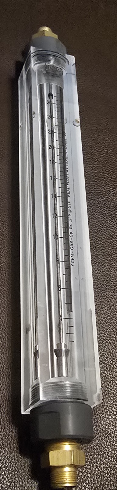 KING INSTRUMENT CO 7510217A05 FLOW METER 100 °F 100PSI Rotameter New