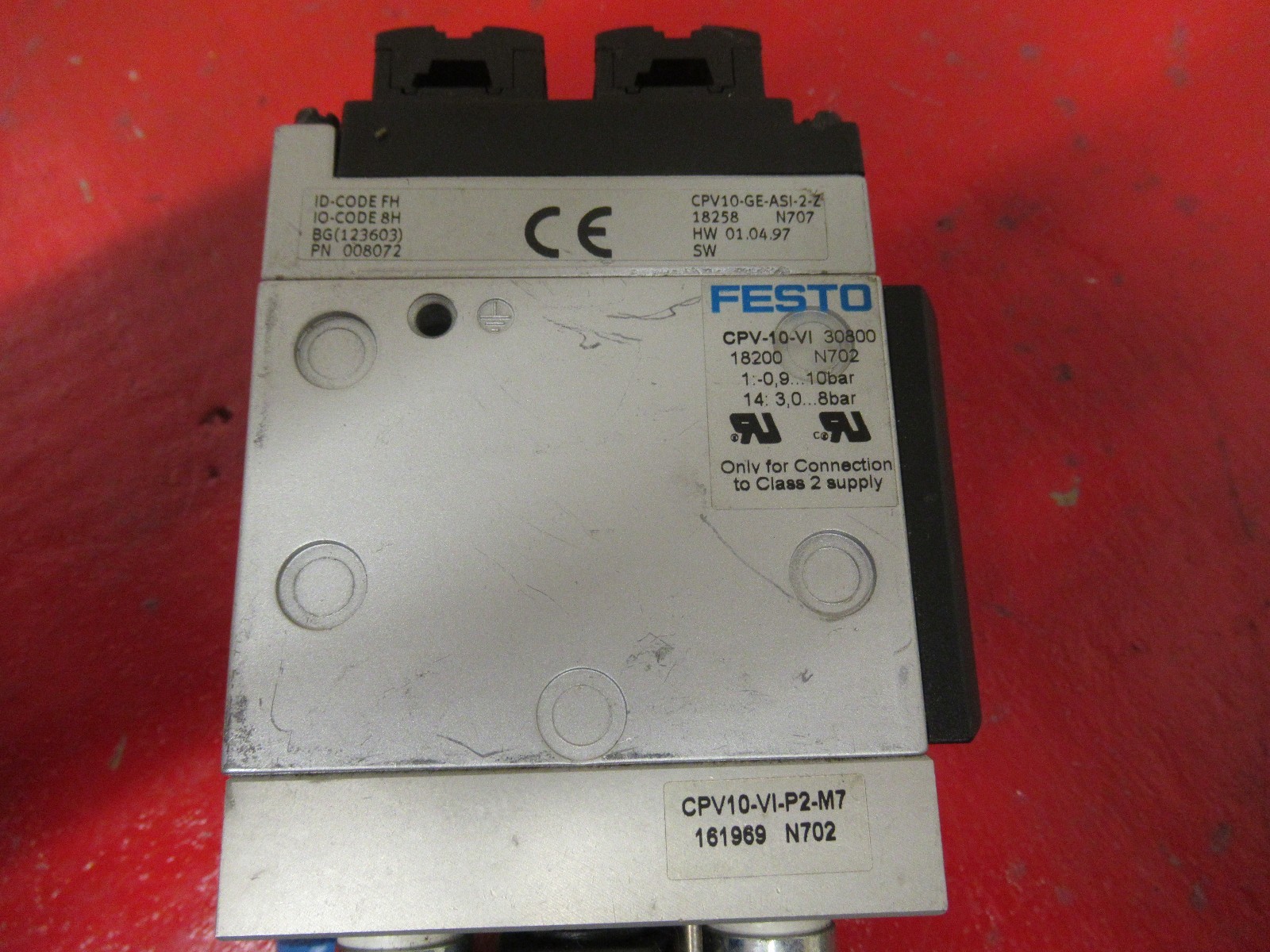 FESTO CPV10-GE-ASI-2-Z 18258 CPV-10-VI 18200 CPV10-VI-P2-M7 161969 USED