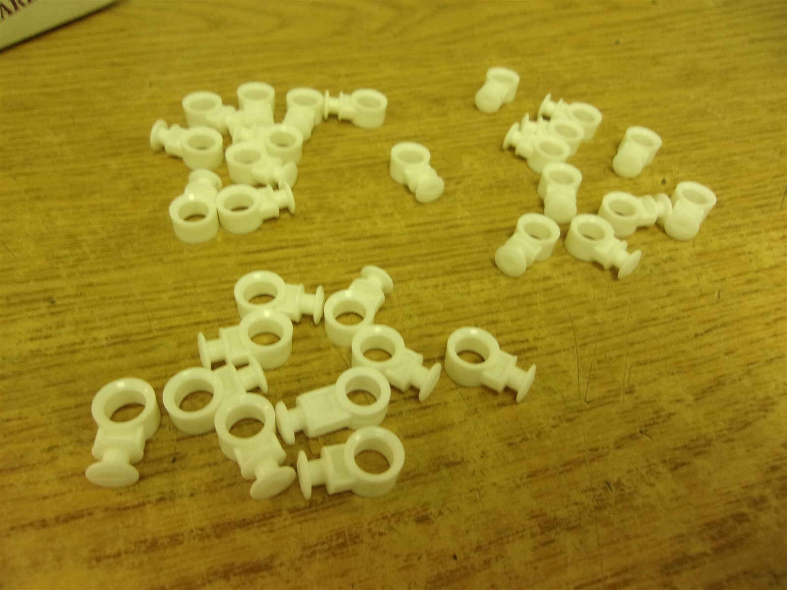 NEW Rowley Short Pendant for Roller Ripplefold End Pullet White Lot of 30