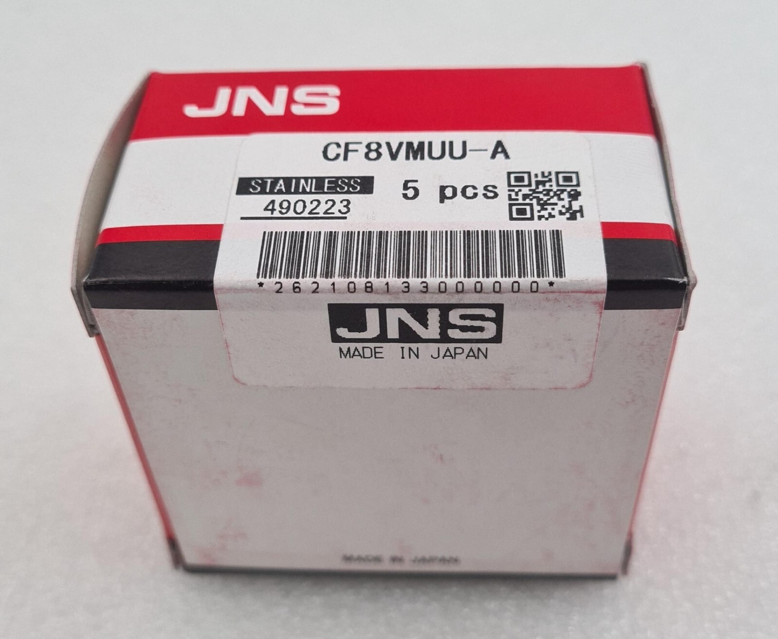 [5-pcs pack] NEW – JNS NOSE SEIKO Cam Follower CF8VMUU-A 490223 (STAINLESS)