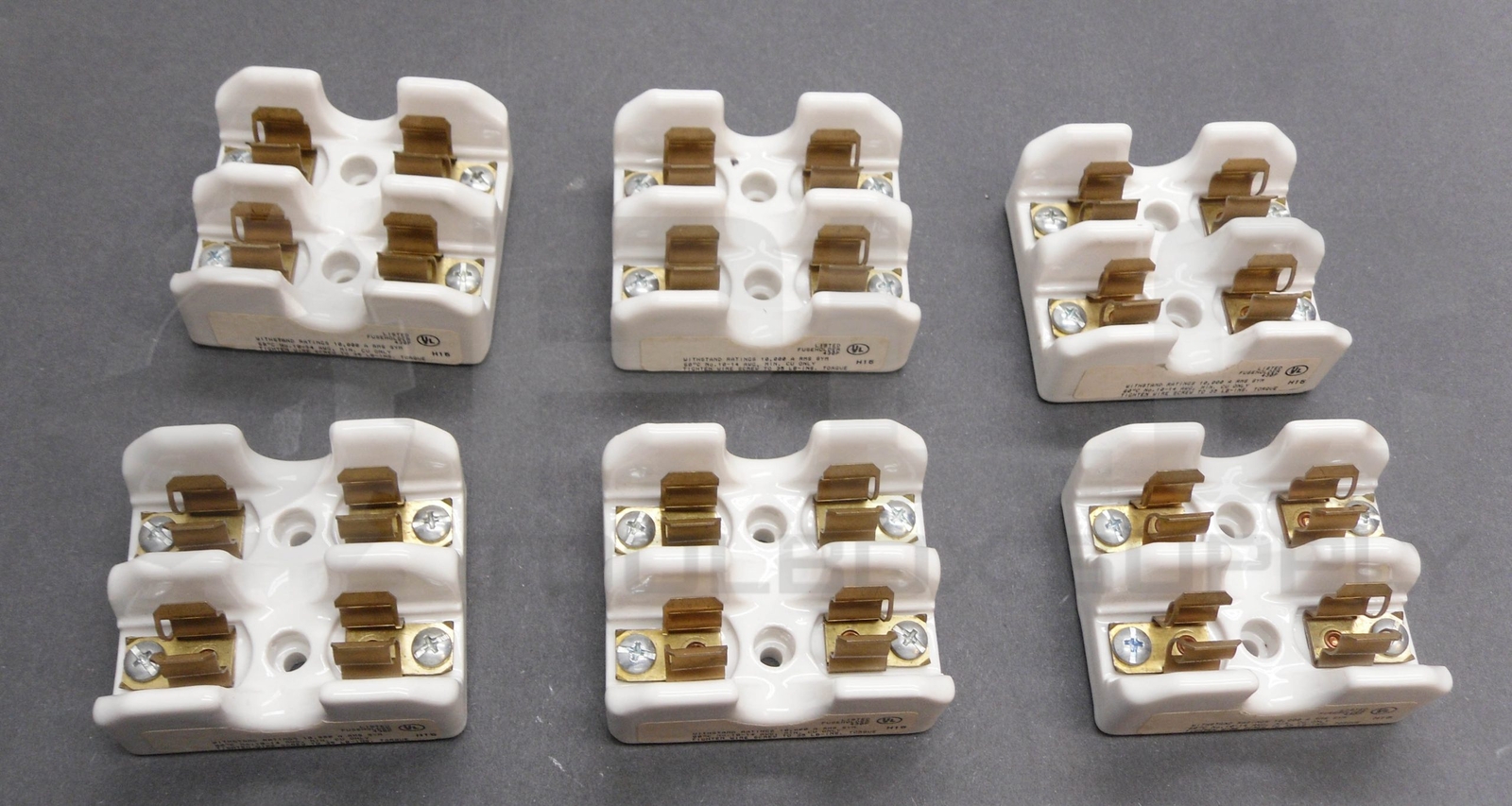 NEW BOX OF 6 BUSS 2604 FUSE BLOCK 30A 250V *READ*