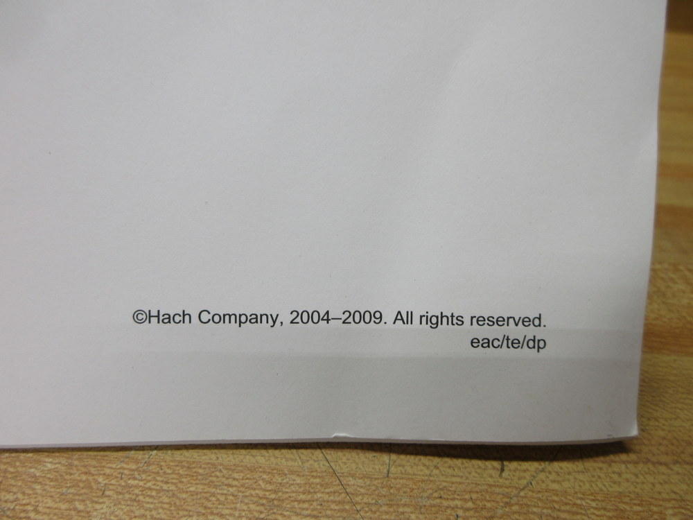 Hach 6120218 pH/ORP Sensors User Manual