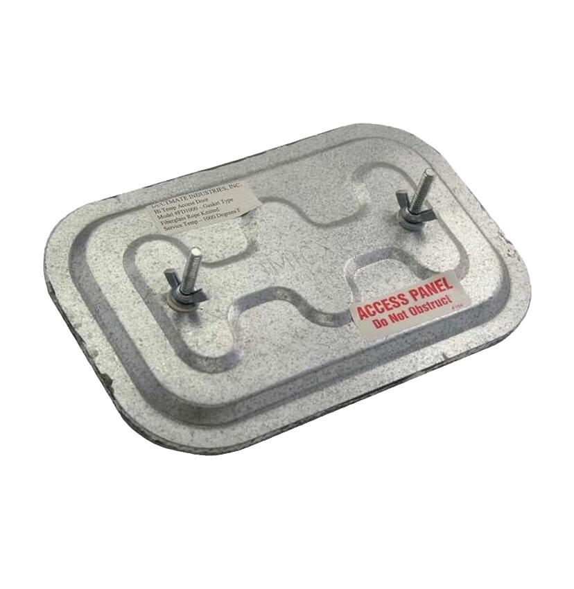 Ductmate Hi Temp Access Door 6EKD8 , 13 In. W, 9 In. H, Steel GRD128F2GA New