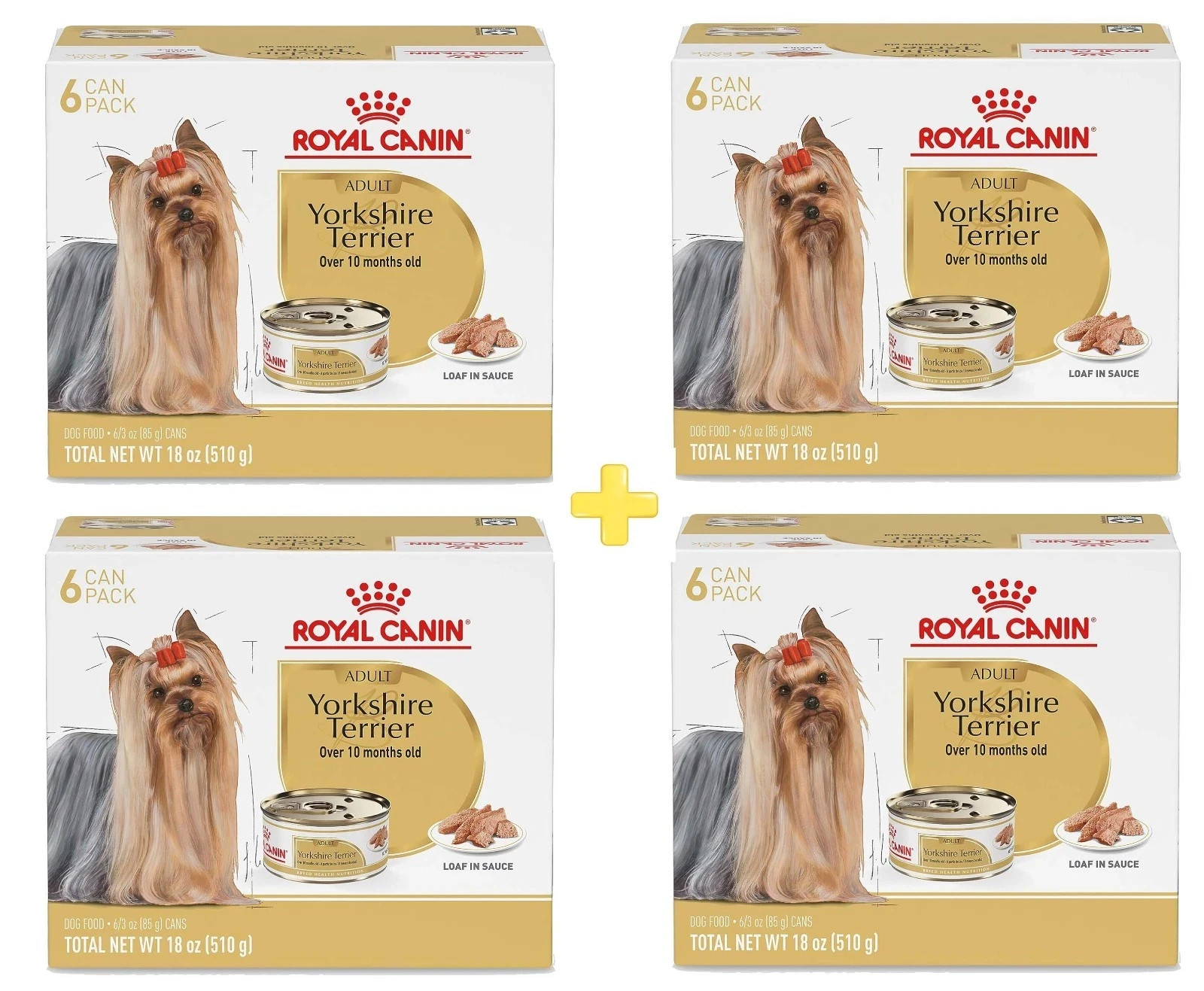 Royal Canin Yorkshire Terrier Adult Loaf Dog Food, 3 oz x 24 Cans