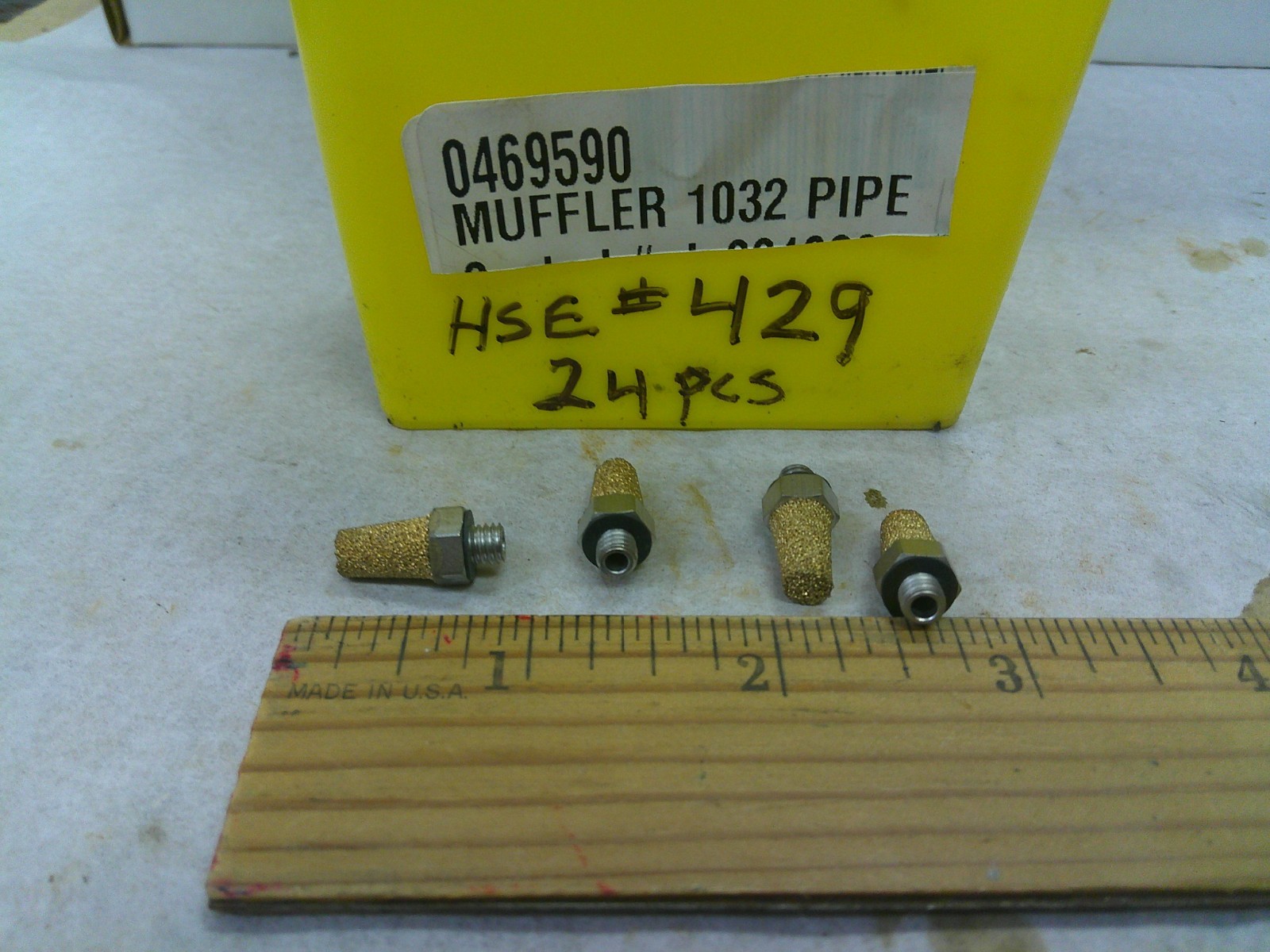 SOLENOID MUFFLERS BRASS (24PCS.)