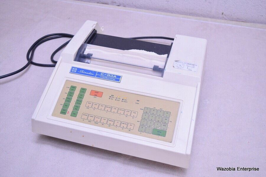 SHIMADZU MODEL C-R3A CHROMATOPAC CHROMOTOGRAPHY DATA PROCESSOR