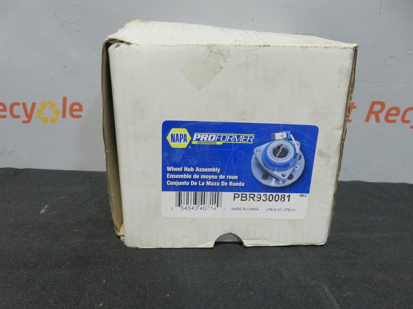 NAPA Auto Parts Wheel Bearing Hub Assembly PBR930081 Proformer New