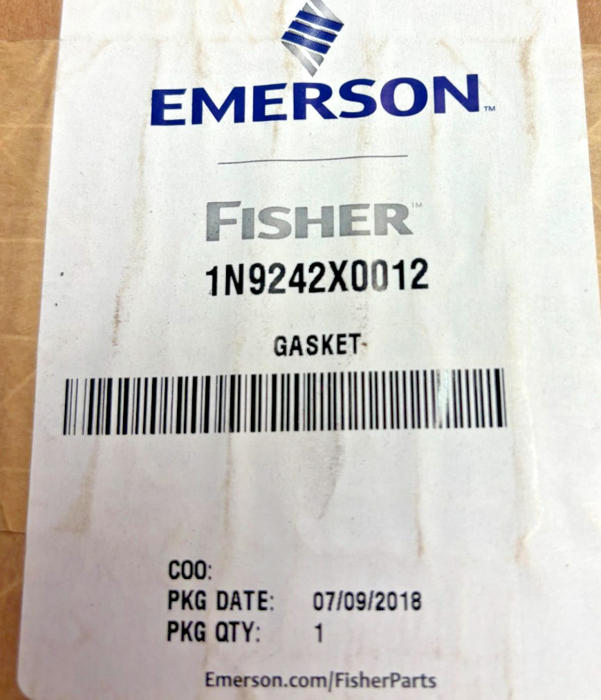 Emerson Fisher 1N9243X0012 Spiral Wound Gasket–Industrial Valve/OEM Replacement