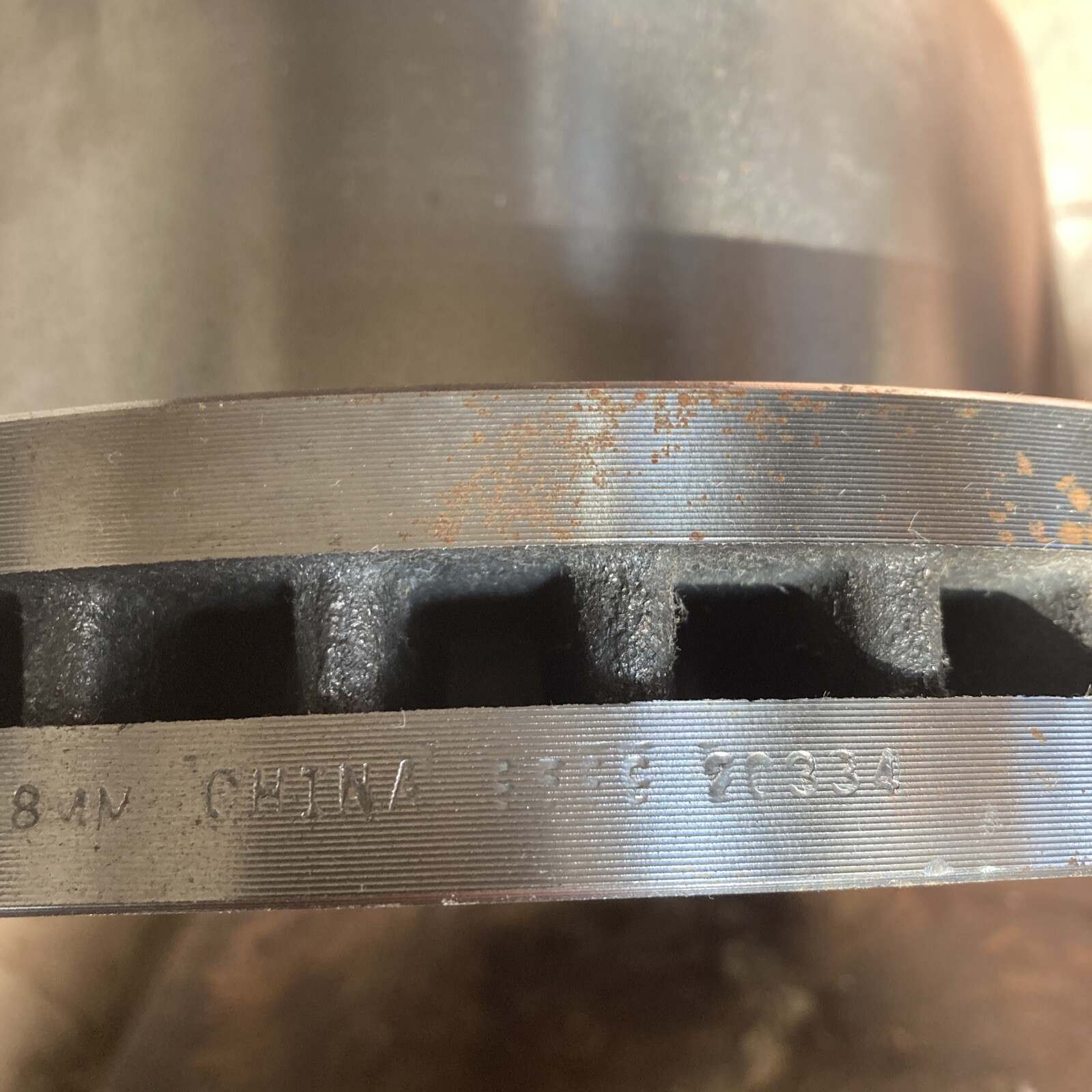 BRAKE ROTOR AND HUB 41270 66075 MIN THK 38MM 8 Bolt