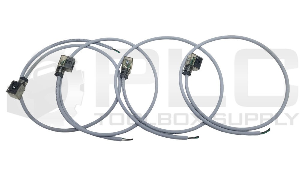 LOT OF 4 NEW CANFIELD CONNECTOR A51331010000 SOLENOID VALVE CONNECTOR 36″ LOA