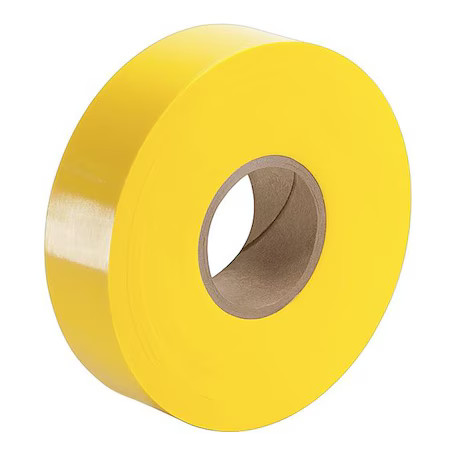 Tapecase 15D675 Film Tape, Yellow, 83 Yd L, 3 In W