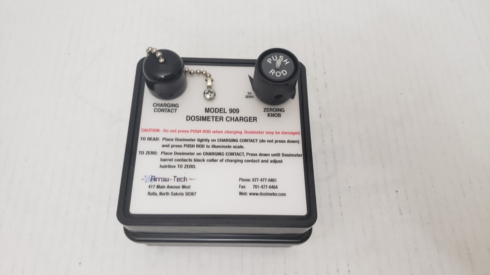 Arrow-Tech 909B Dosimeter Charger