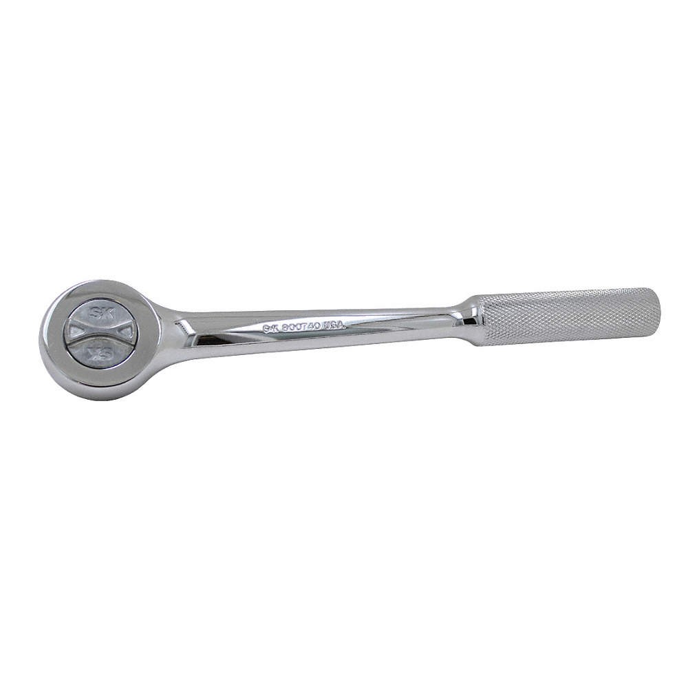 SK PROFESSIONAL TOOLS 800740 Hand Ratchet, 10 1/4 in, Chrome, 1/2 in 484N65