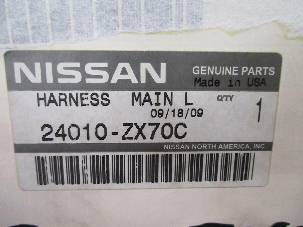 Nissan 24010-ZX70C Harness Main L 24010ZX70C
