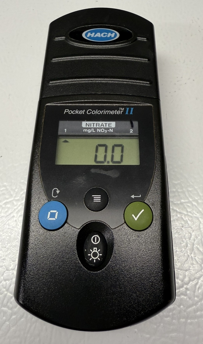 HACH 58700-02 POCKET COLORIMETER II NITRATE TEST KIT COMPLETE