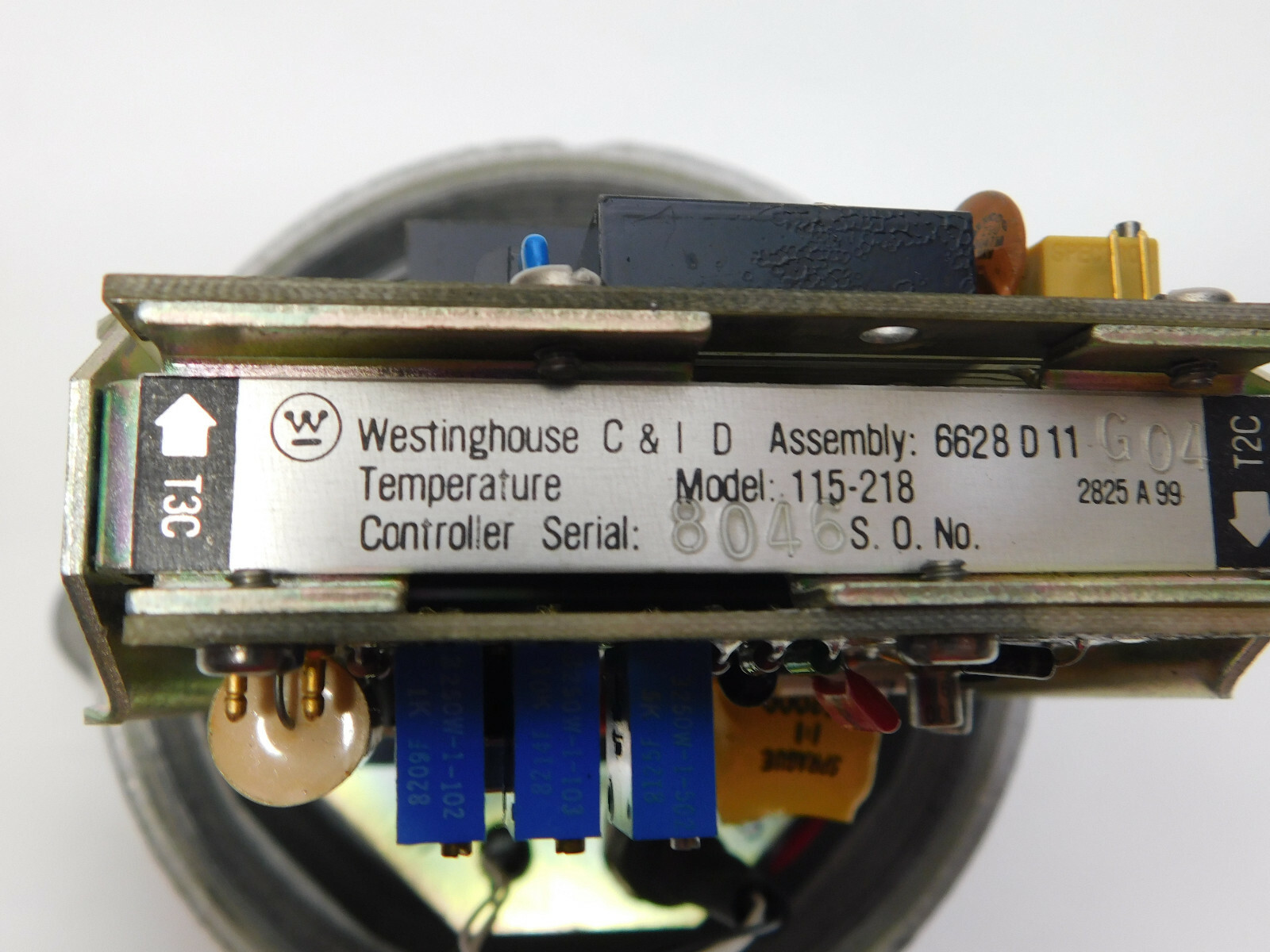 Westinghouse 6628D11 Temperature Controller Style G04 Model 115-218 350W 50/60Hz