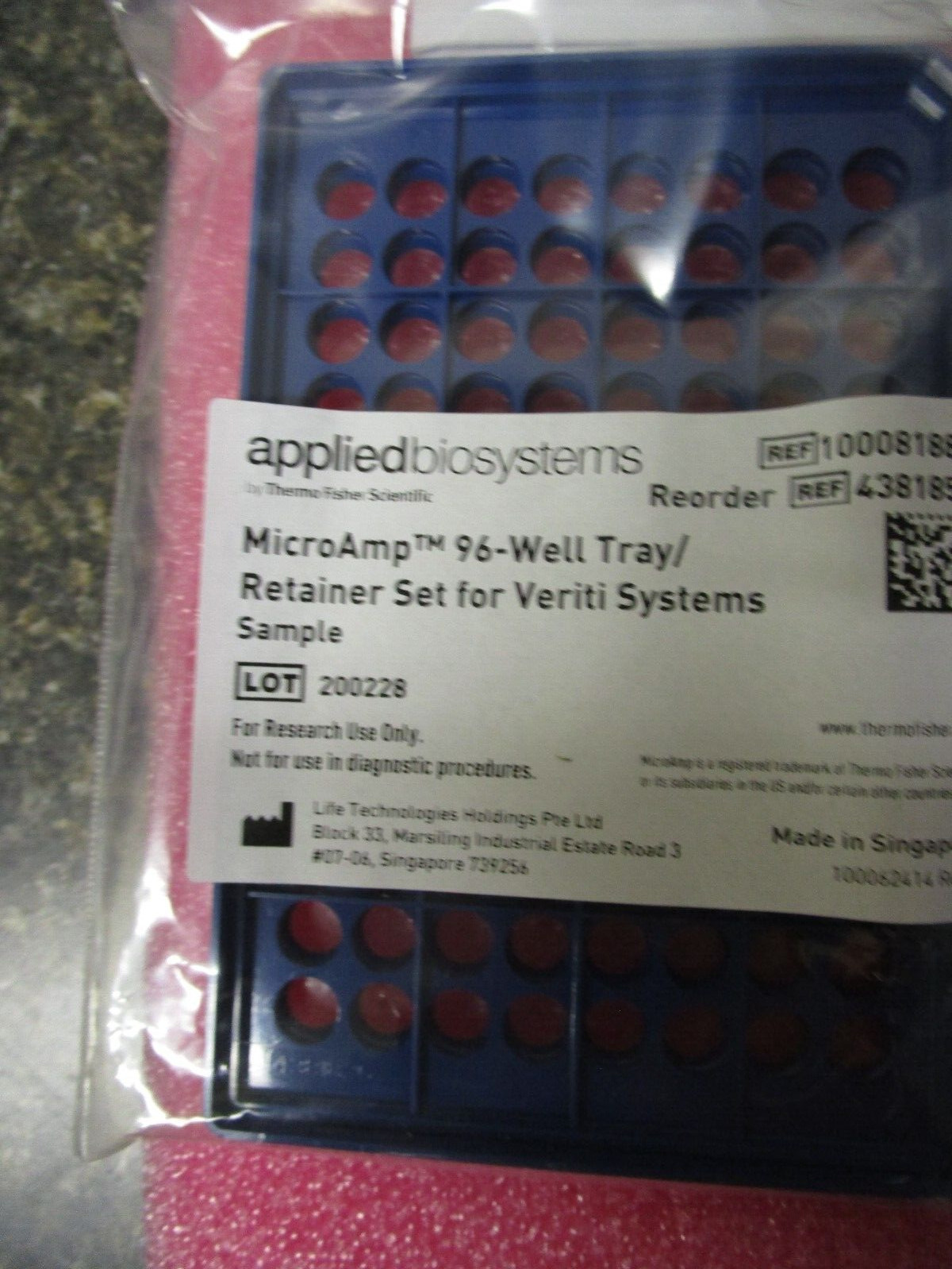 Starter Kit REF 4488161 for Applied Biosystems 96 Well 0.2 mL Veriti System