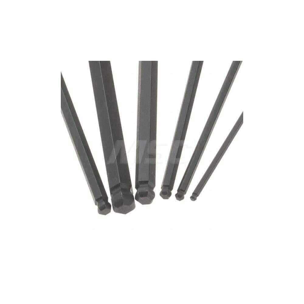 Bondhus 6 Piece, 1.5 to 5mm Ball End Hex Driver Set Comes in Vinyl Pouch