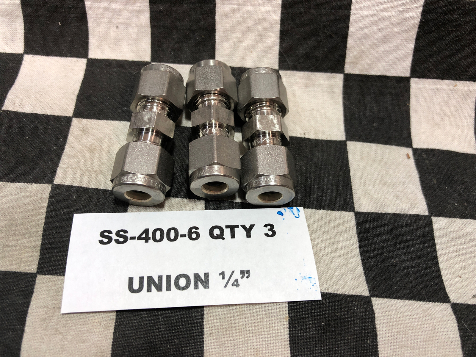 SWAGELOK SS-810-R-6 SS-400-R-2 SS-400-R-8 SS-400-2-4 SS-400-6, Lot Of 12#1622Q4