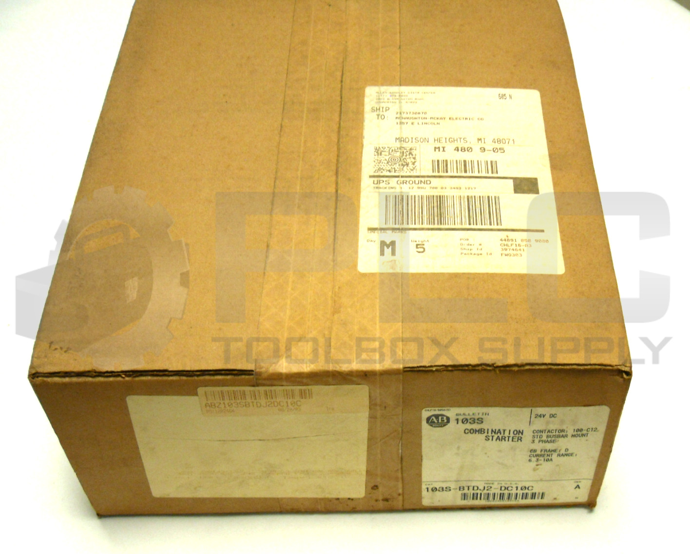 NEW SEALED ALLEN BRADLEY 103S-BTDJ2-DC10C COMBINATION STARTER