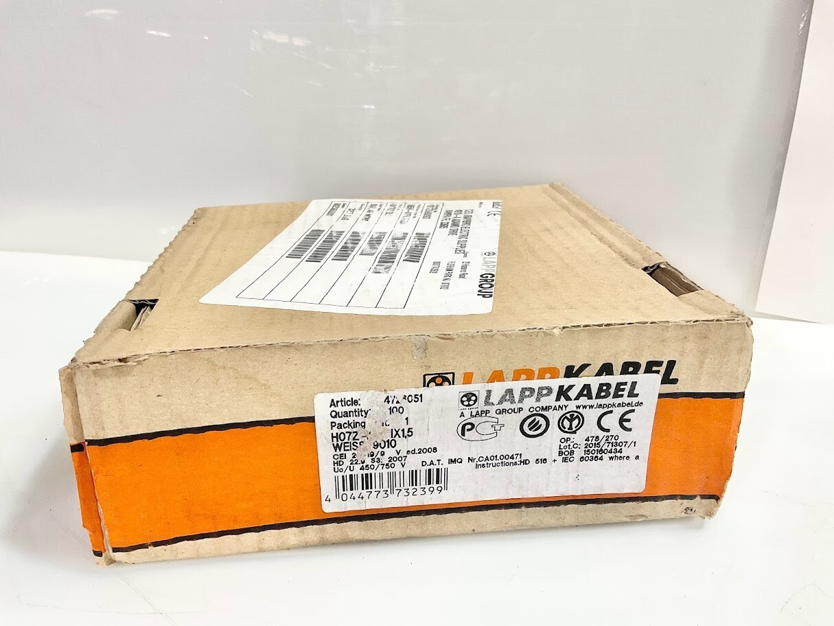Lapp Kabel H07Z-K 1X1.5 (White) U4726051