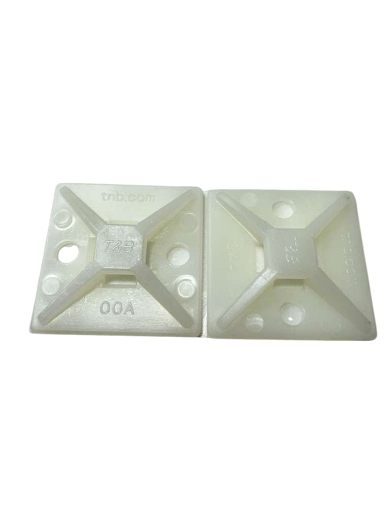 (Pack of 100) Thomas & Betts TC5345A Adhesive Backed Mounting Base