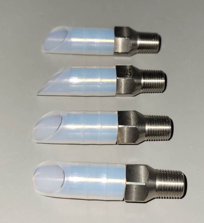 Lot of 4 Gatewood Ruby Tip Nozzle R2545SS .025″, Stainless Hi-Press Shell (B201