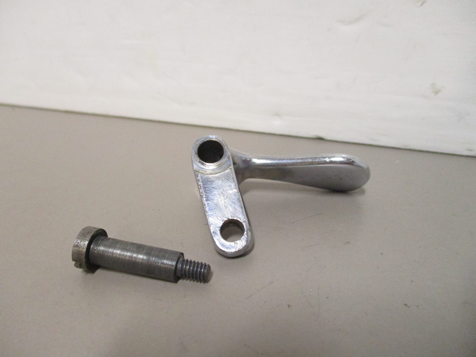 Blade Sharpener Lever and Rod for Vintage Wolf Model R Electric Fabric Cutter