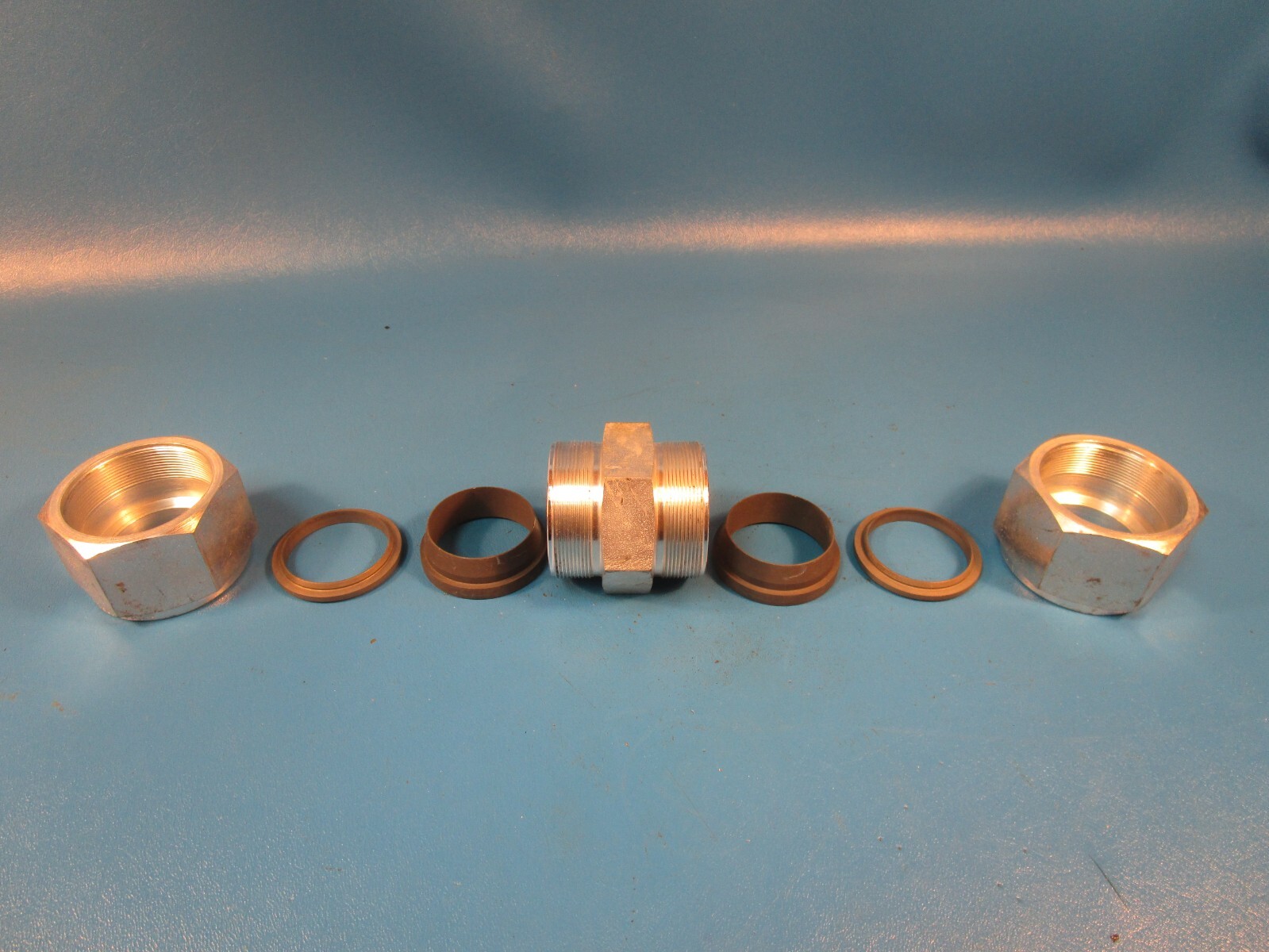 CRAWFORD Swagelok S-2400-6, Carbon Steel Tube Fitting, Straight Union, 1 1/2 in.