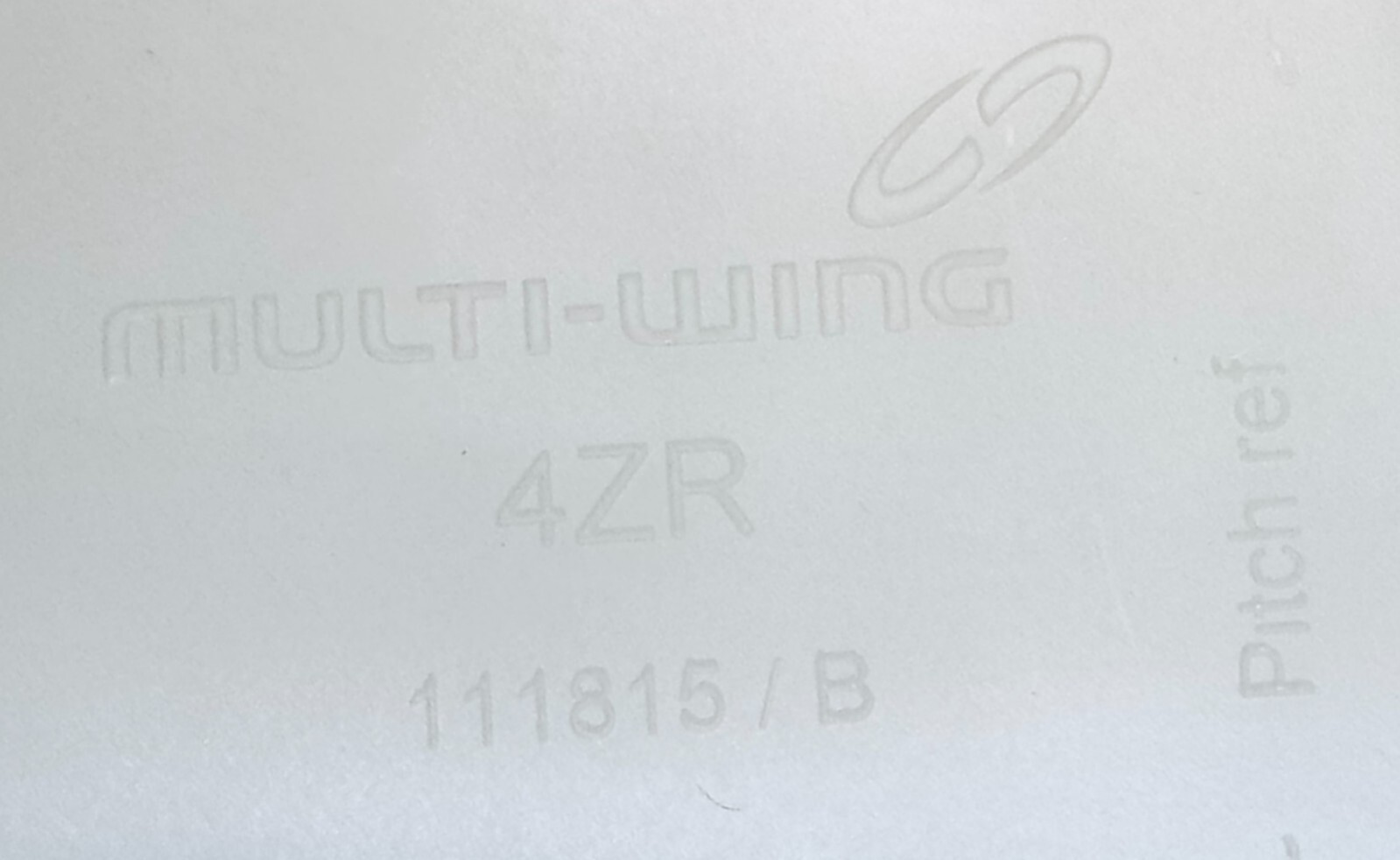 x6 4ZR Multi-wing fan blade, cut to your specified length , with pitch pins