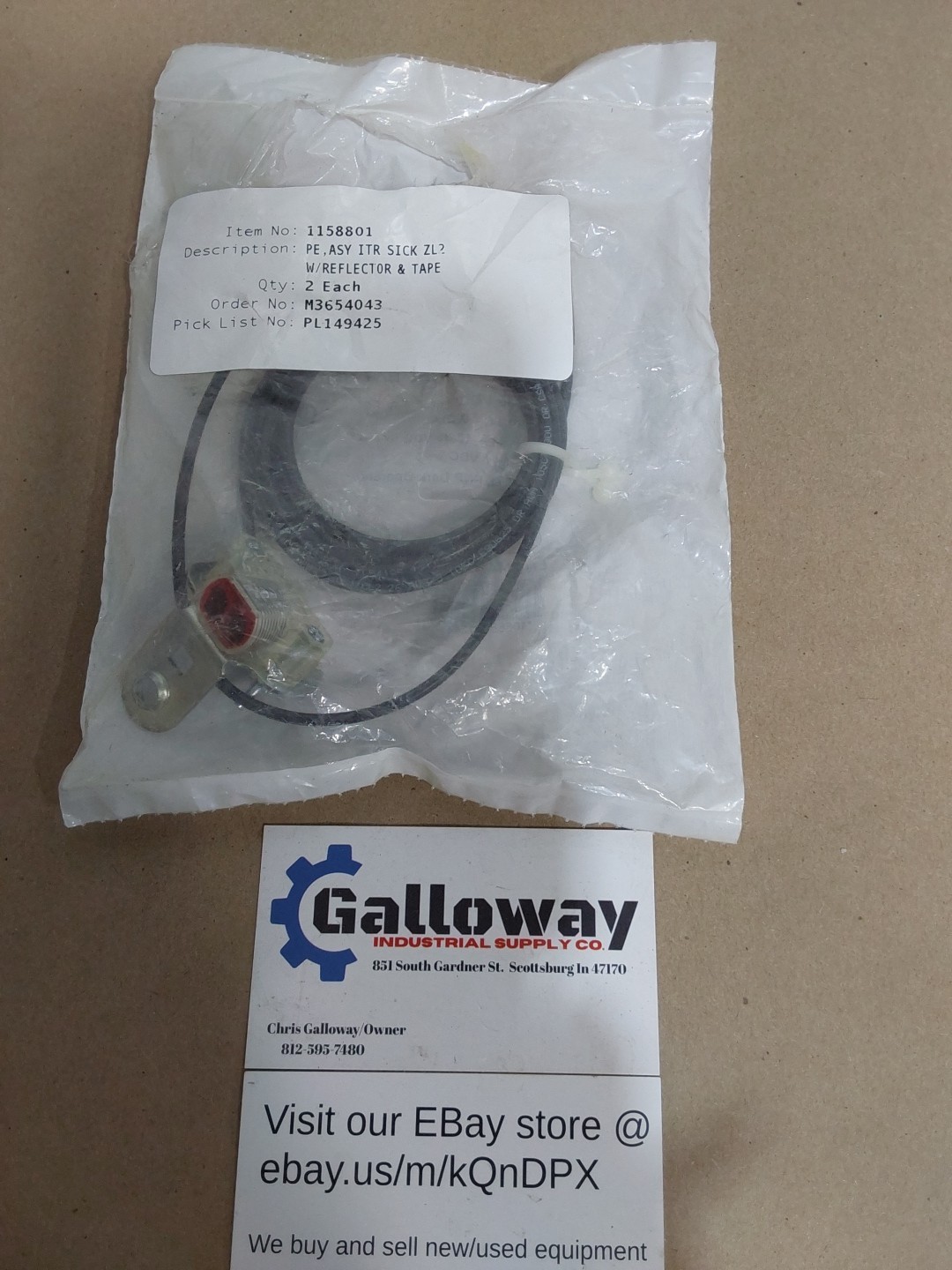 Sick ZL2-F2400S15P02 / 1066892 PNP Sensor Kit, 10-30 Vdc