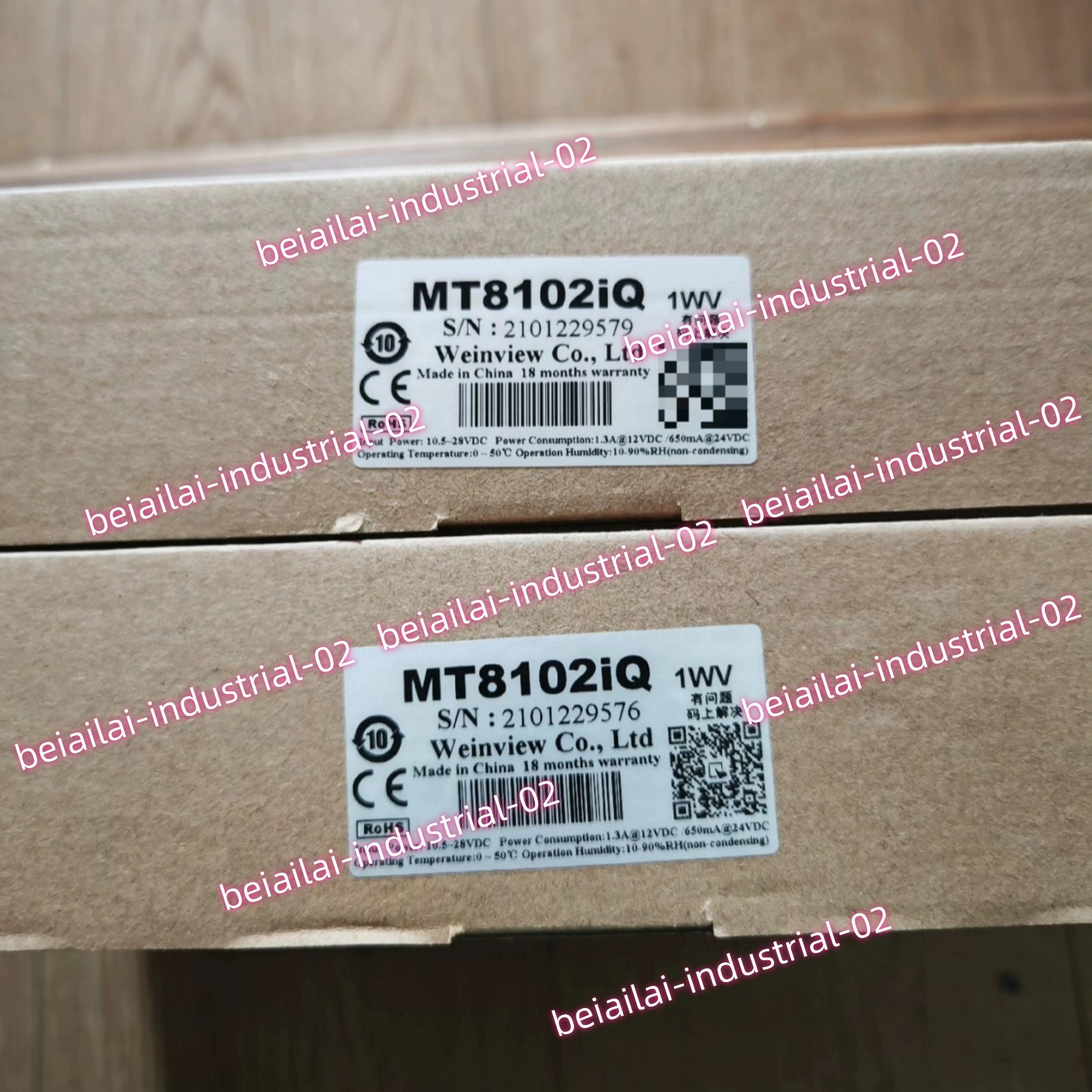 Weinview MT8102iQ HMI Touch Panel#1pcs new in box