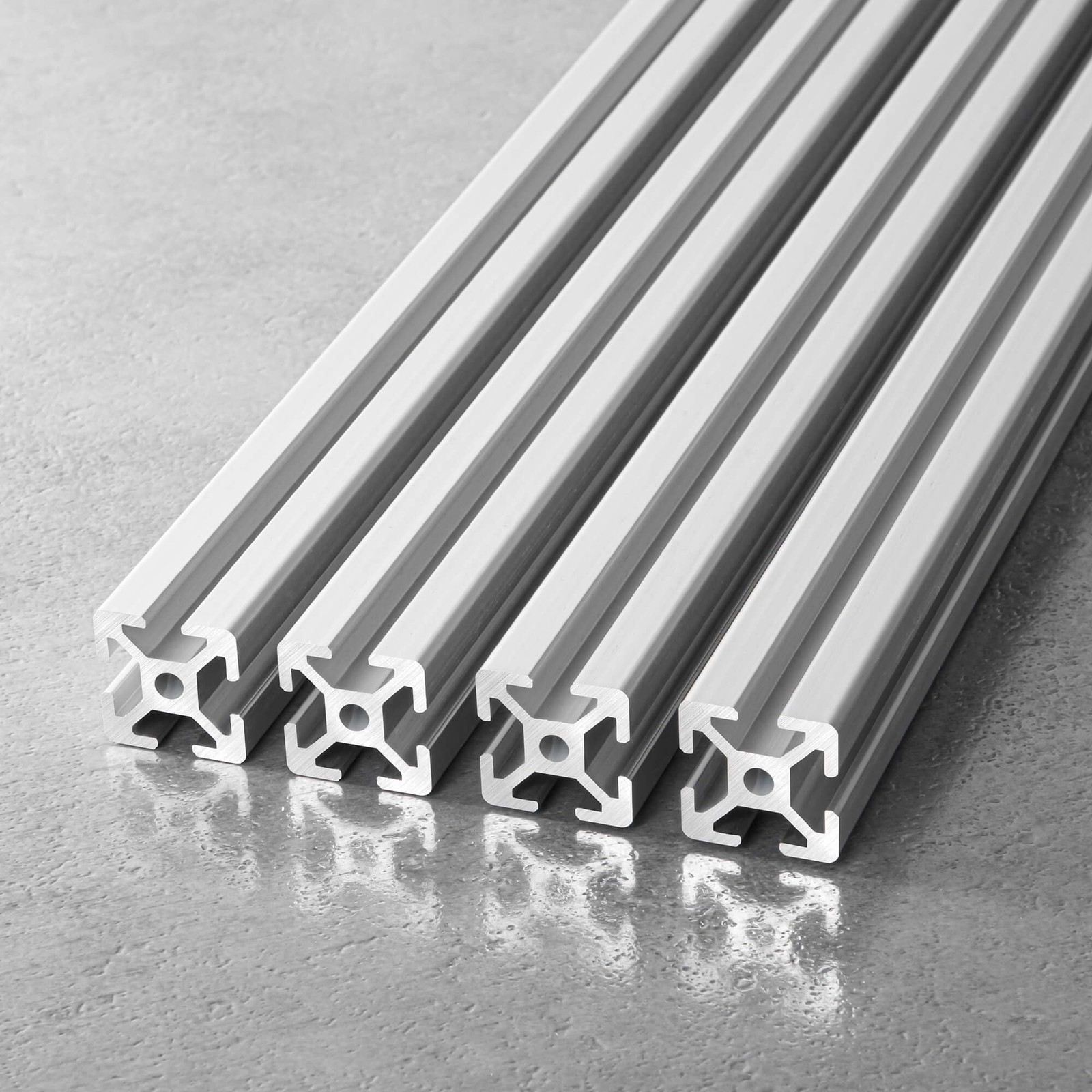 IXGNIJ 1010/10 Series 1 Inch x 1 T Slot Aluminum 1000mm(39.4”), Silver