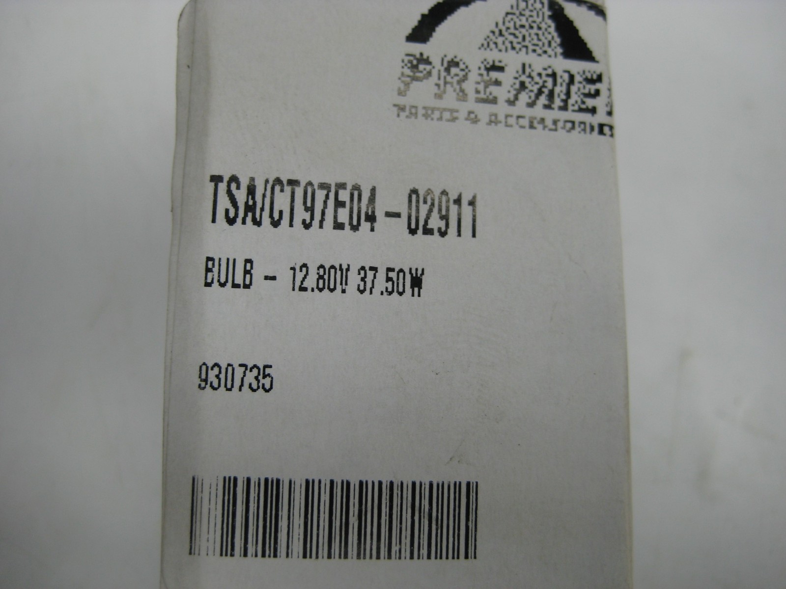 INDUSTRIAL SPARE TSA/CT97E04-02911 12.80V BULB NSNP